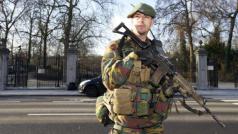 Nouveau dans le paysage belge : des militaires en tenue de combat © Belga / Nicolas Maeterlinck